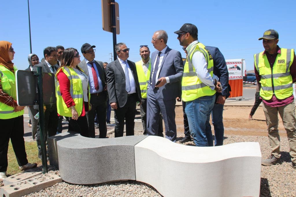 الوالي شوراق يتفقد تهيئة محيط الملعب الكبير بمراكش