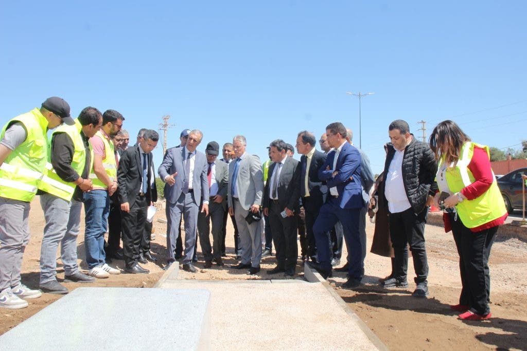 الوالي شوراق يتفقد تهيئة محيط الملعب الكبير بمراكش