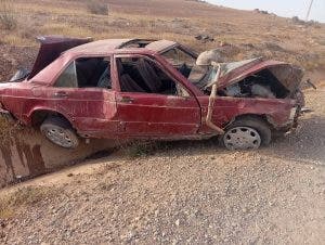 رأس الماء .. حادثة سير خطيرة تسفر عن إصابات متفاوتة الخطورة(صور)