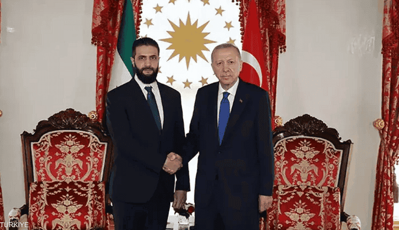 تركيا.. أردوغان يجري محادثات مع الشرع