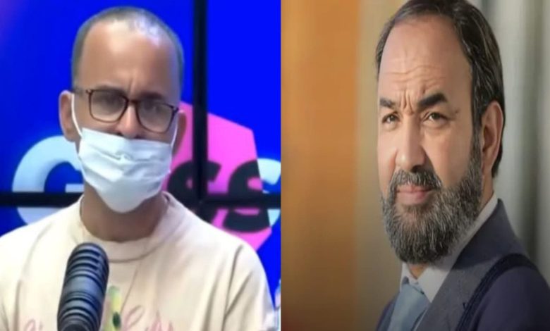 رشيد الوالي يدعم يوسف أوزلال في محنته الصحية (صورة)