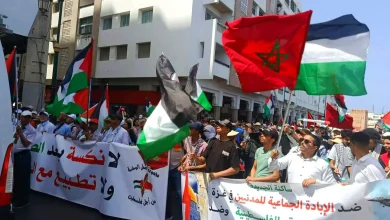 الآلاف يحتشدون في الرباط رفضاً للإبادة في غزة وتنديداً بالعدوان الإسرائيلي