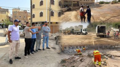 السُلطات بسطات تُزيل معالم سوق عشوائي كارثي