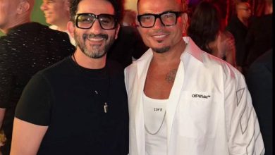 أحمد حلمي يوقف عرض “بني آدم” لتهنئة عمرو دياب وهذا ما فعله على المسرح