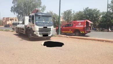 مصرع رجل تحت عجلات شاحنة بتحناوت