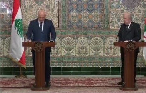 من قصر المرادية في الجزائر.. الرئيس اللبناني يصفع تبون ويوجه رسالة تقدير للمملكة