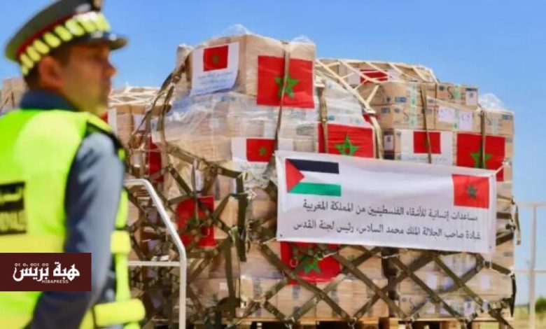 الهلال الأحمر الفلسطيني يثمن مبادرة الملك محمد السادس لدعم غزة