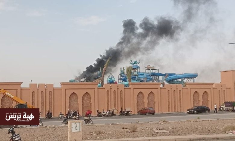 اندلاع حريق بمسبح فندق مصنف بمراكش (صور)